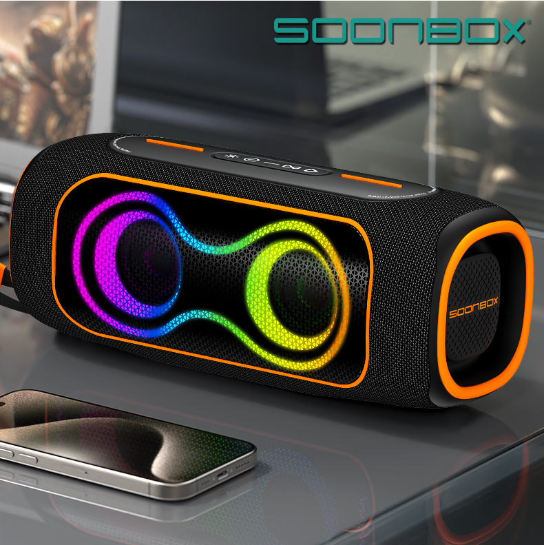 SOONBOX-S8600Pro Portable Waterproof Speaker with DSP-Enhanced Audio