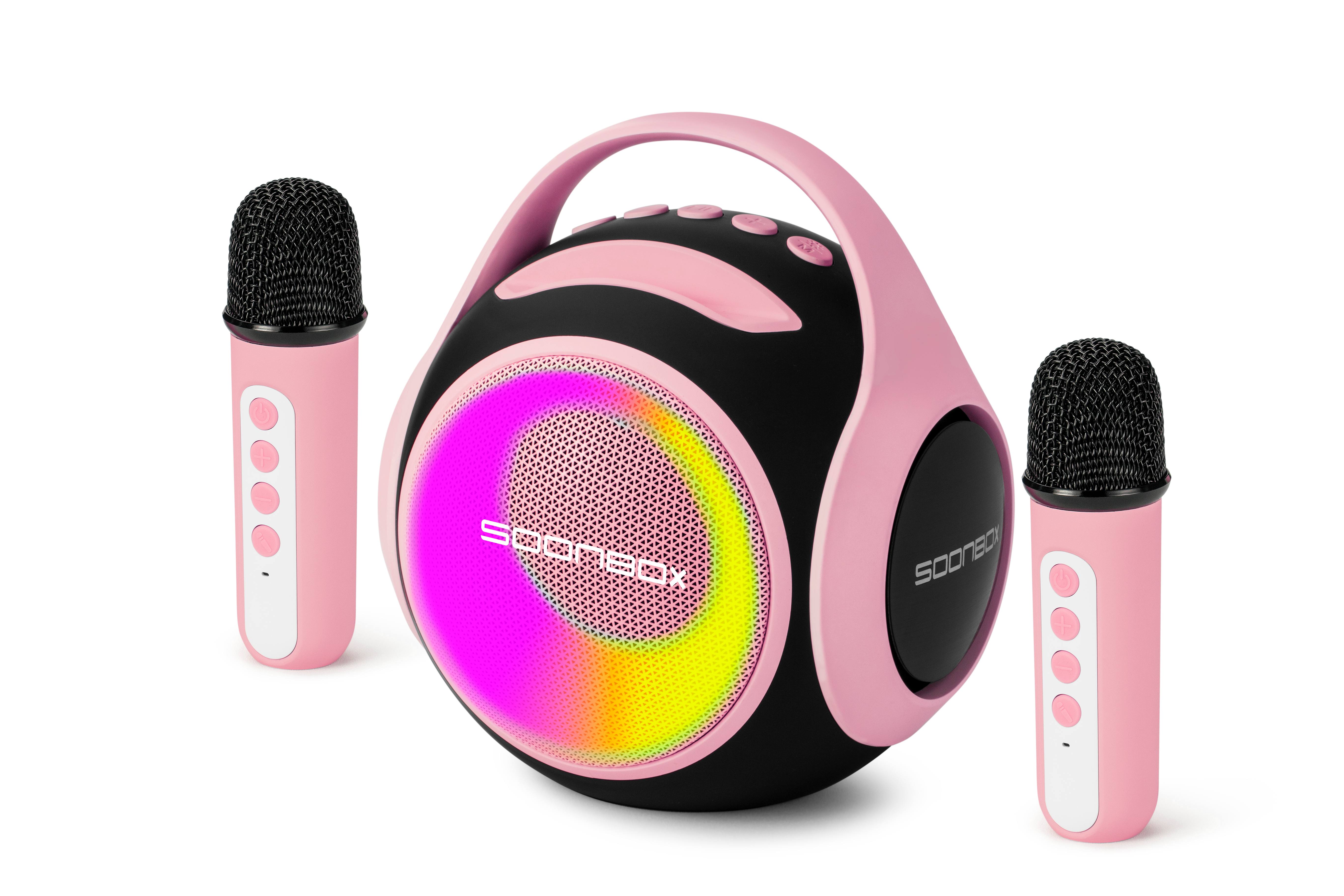 S00NBOX-S5100, Kids Karaoke Speaker with Microphones - Sing & Shine