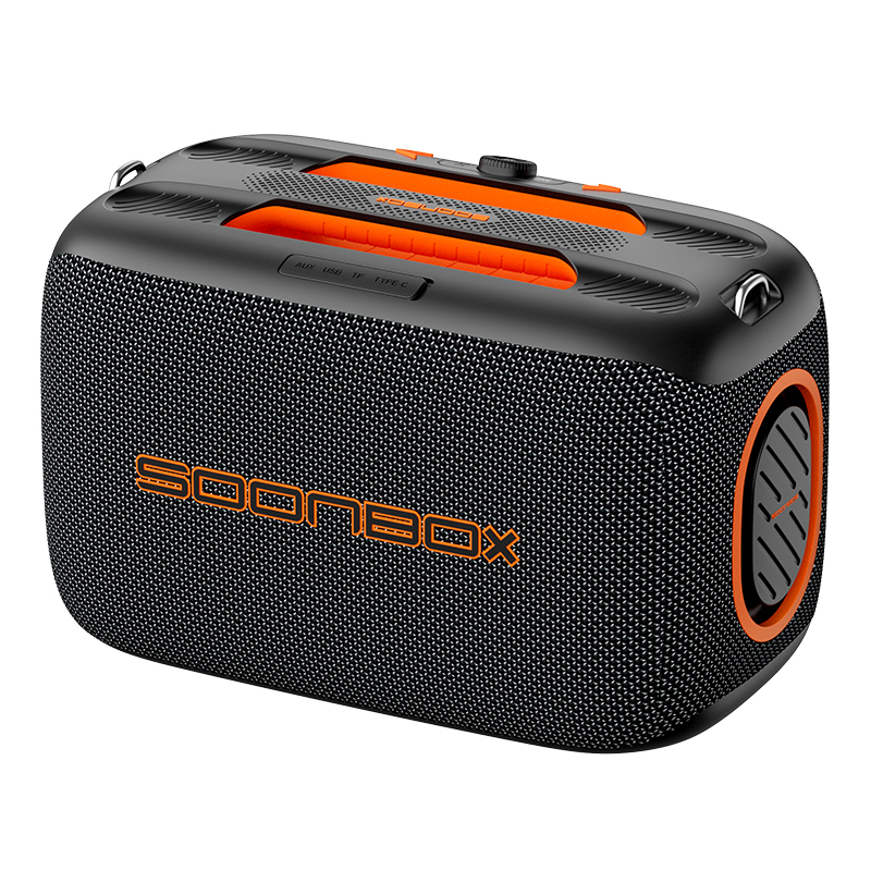SOONBOX-S3000MAX, High-Power Portable Speaker, Mic Compatible, Removable Battery (Extra Battery Available)