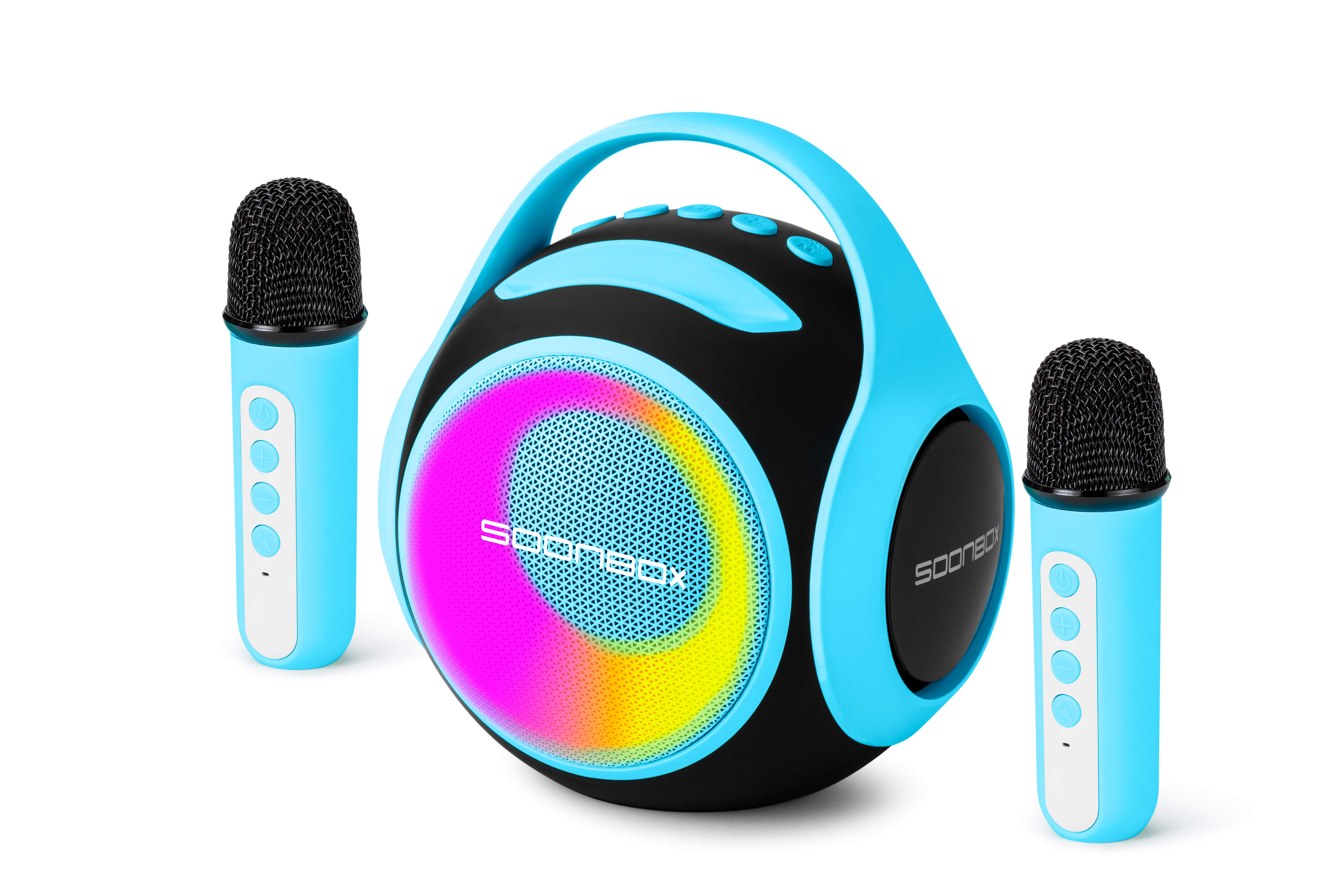 S00NBOX-S5100, Kids Karaoke Speaker with Microphones - Sing & Shine